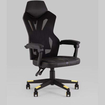 Кресло спортивное TopChairs Айронхайд желтый 