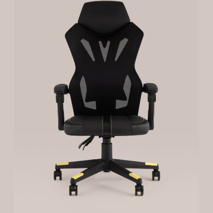 Кресло спортивное TopChairs Айронхайд желтый 
