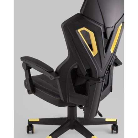Кресло спортивное TopChairs Айронхайд желтый 