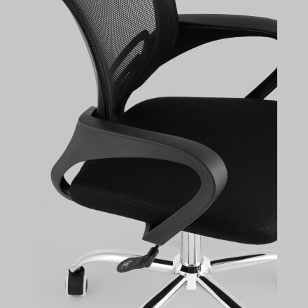 Кресло офисное TopChairs Simple New черный 