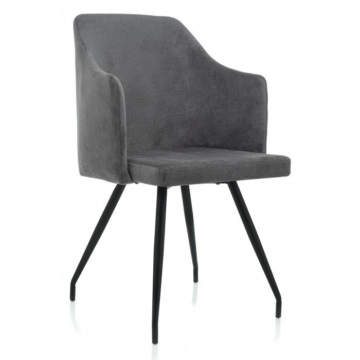 Стул на металлокаркасе Lans dark grey fabric Стул на металлокаркасе Lans dark grey fabric