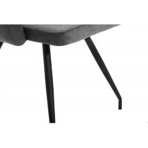 Стул на металлокаркасе Lans dark grey fabric