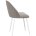 Стул DikLine 302 B03 BEIGE, ножки белые 