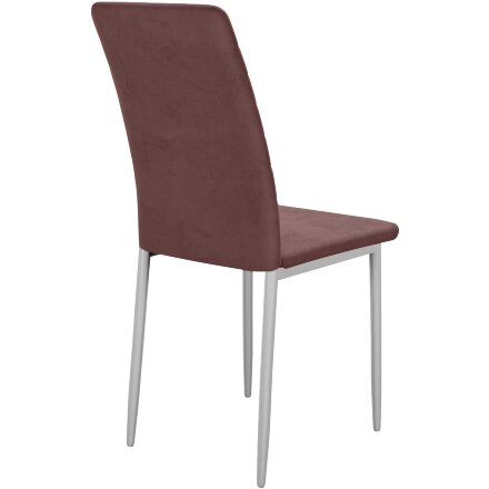 Стул DikLine ТЕКС каркас белый/ B36 PINK 