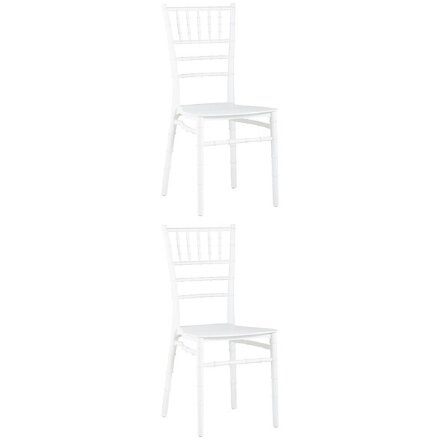 Стул Chiavari (Кьявари) пластик белый 2 шт. 