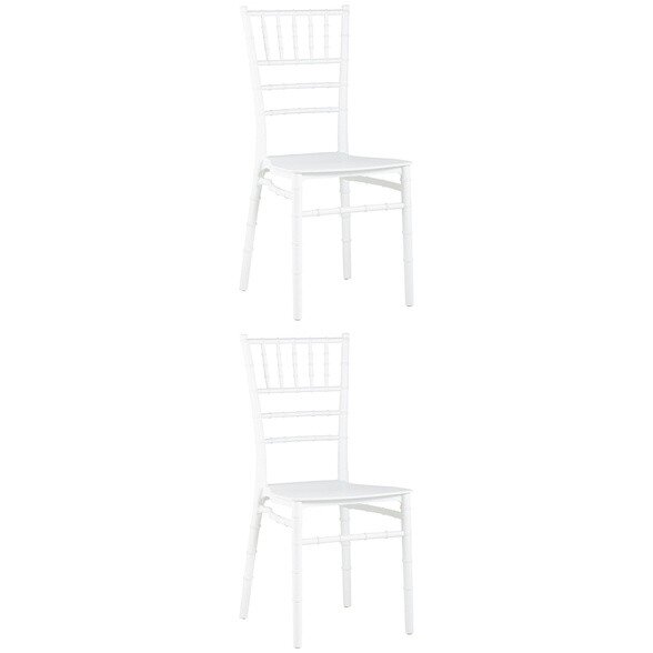 Стул Chiavari (Кьявари) пластик белый 2 шт. Стул Chiavari (Кьявари) пластик белый 2 шт.
