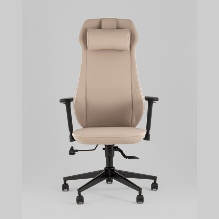 Кресло руководителя TopChairs Trophey бежевый 
