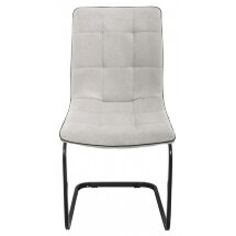 Стул на металлокаркасе Nana light grey / black