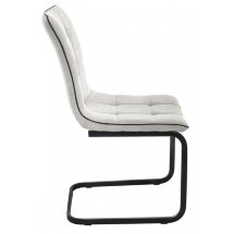 Стул на металлокаркасе Nana light grey / black