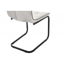 Стул на металлокаркасе Nana light grey / black