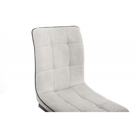 Стул на металлокаркасе Nana light grey / black 