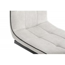 Стул на металлокаркасе Nana light grey / black