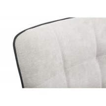 Стул на металлокаркасе Nana light grey / black