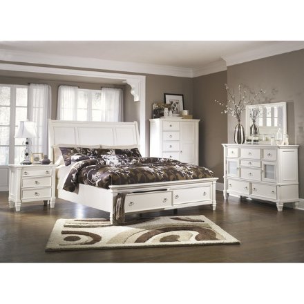 Комплект мебели для спальни King Prentice B672-31-36-48-78-76-99-93 Ashley 