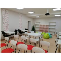 Стул на металлокаркасе SHT-S85М белый / черный