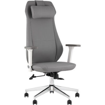 Кресло руководителя TopChairs Trophey серый 