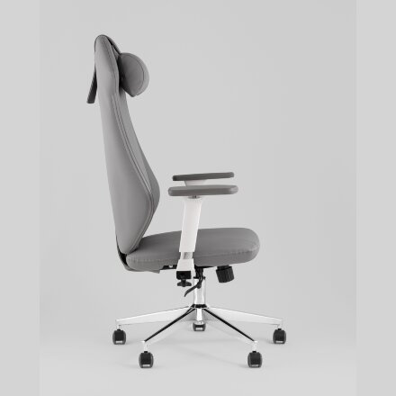 Кресло руководителя TopChairs Trophey серый 