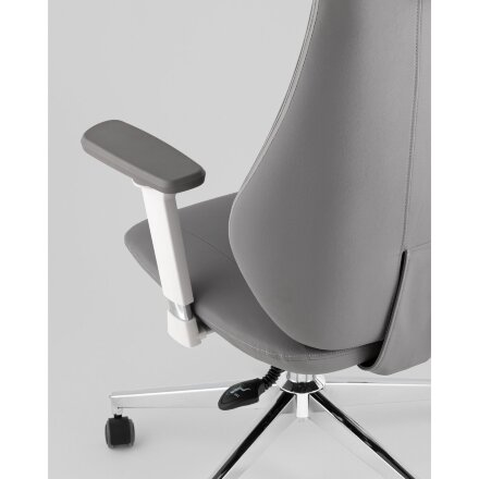 Кресло руководителя TopChairs Trophey серый 