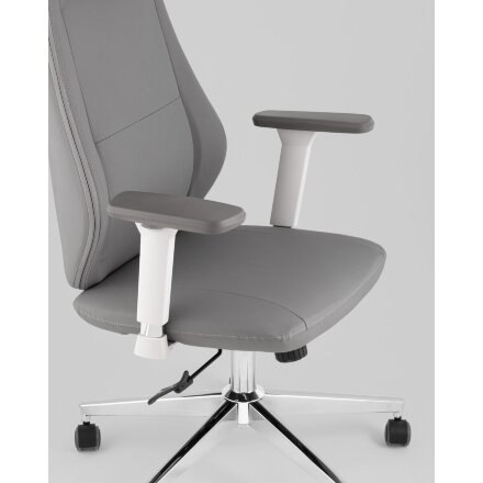 Кресло руководителя TopChairs Trophey серый 