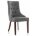 Стул деревянный Elegance dark walnut / fabric grey 