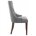 Стул деревянный Elegance dark walnut / fabric grey 