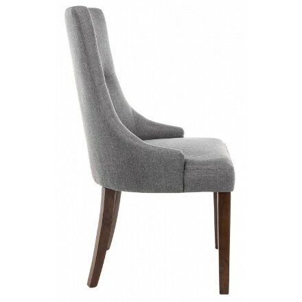 Стул деревянный Elegance dark walnut / fabric grey 