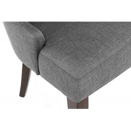 Стул деревянный Elegance dark walnut / fabric grey 