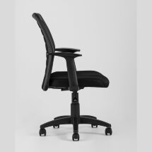 Компьютерное кресло Stool Group TopChairs Blocks офисное черное обивка с удобной сеткой, механизм регулировки по высоте