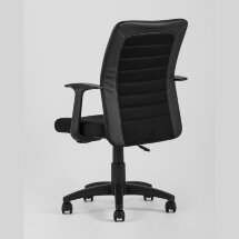 Компьютерное кресло Stool Group TopChairs Blocks офисное черное обивка с удобной сеткой, механизм регулировки по высоте