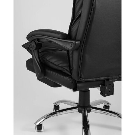 Кресло руководителя TopChairs Alpha черное 