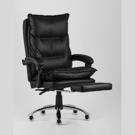 Кресло руководителя TopChairs Alpha черное 