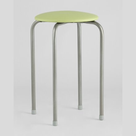 табурет Stool Group Оранж фисташка, стальной каркас, сидение поролон, обивка кожзаменитель 