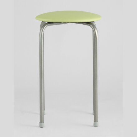 табурет Stool Group Оранж фисташка, стальной каркас, сидение поролон, обивка кожзаменитель 