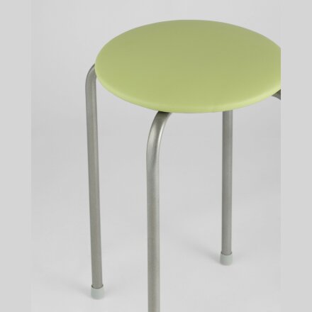 табурет Stool Group Оранж фисташка, стальной каркас, сидение поролон, обивка кожзаменитель 