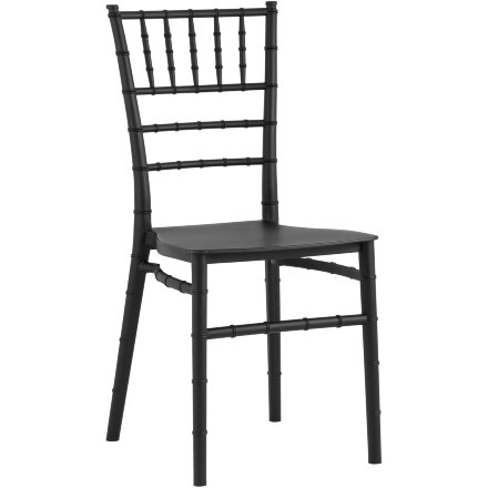 Стул Chiavari (Кьявари) пластик черный 4 шт 