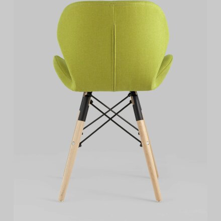 Стул Stool Group для кухни Бон рогожка оливковый ножки дерево 2шт 
