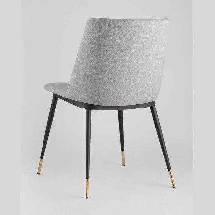 Стул Stool Group Мелисса мягкий тканевый серый 