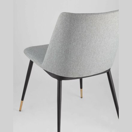 Стул Stool Group Мелисса мягкий тканевый серый 