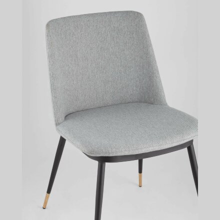 Стул Stool Group Мелисса мягкий тканевый серый 