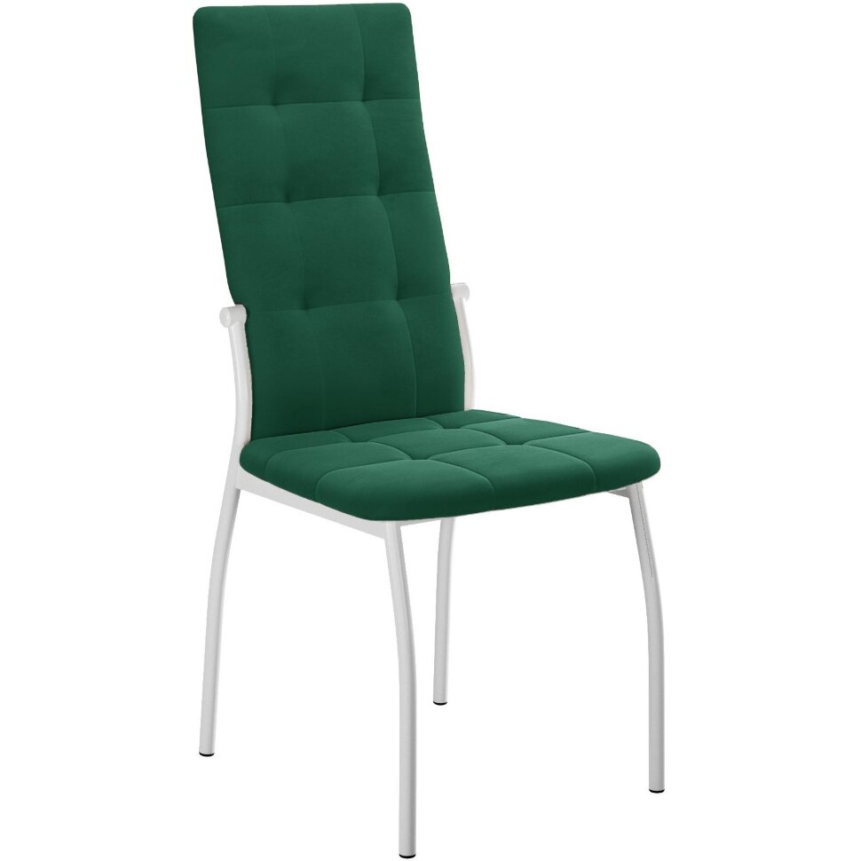 Стул DikLine ГАЛС-М каркас белый/ B10 GREEN Стул DikLine ГАЛС-М каркас белый/ B10 GREEN