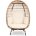 Кресло-кокон на ножках AFM-815B Beige 