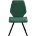 Стул DikLine 243 B10 GREEN поворотный/ ножки черные 