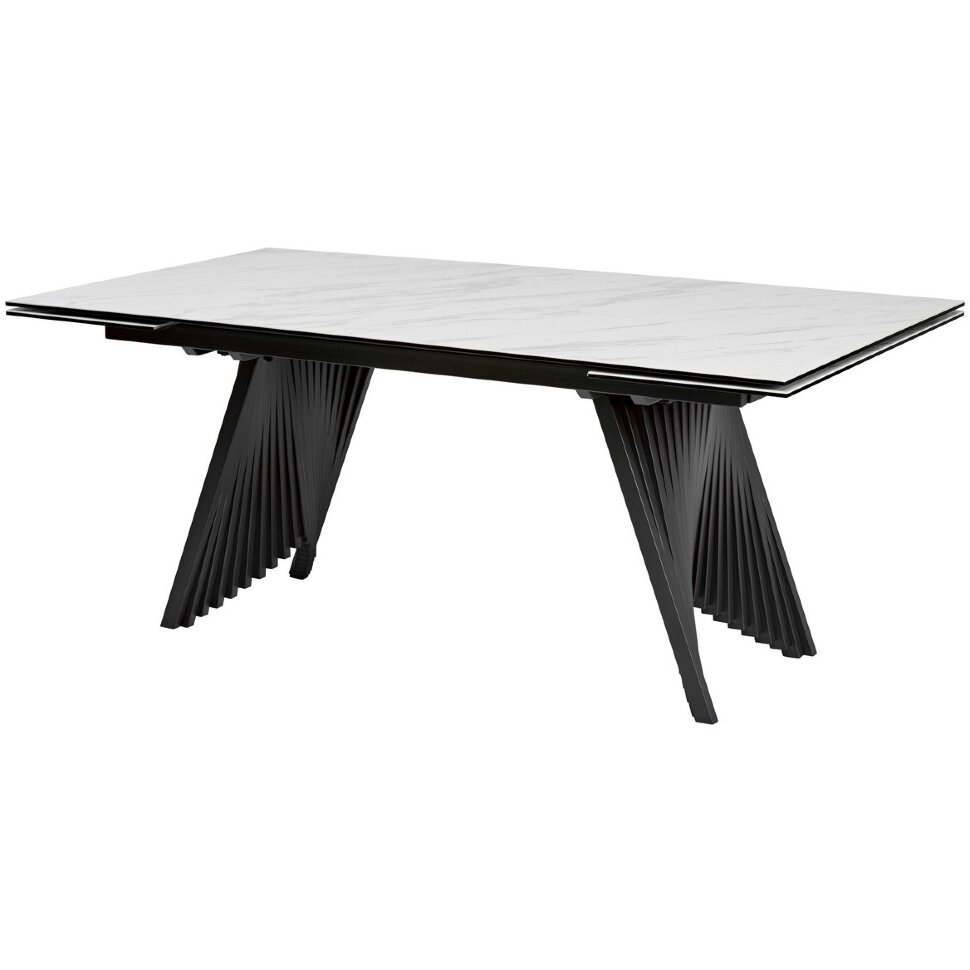 Стол IVAR 180 MARBLES KL-99 Белый мрамор, итальянская керамика, ®DISAUR Стол IVAR 180 MARBLES KL-99 Белый мрамор, итальянская керамика, ®DISAUR