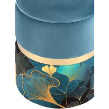 Пуф Кэрри с ящиком велюр Gingko