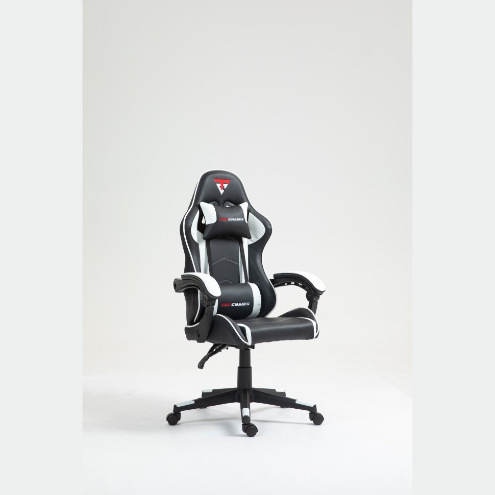 Кресло спортивное TopChairs Shadow черно-белый Кресло спортивное TopChairs Shadow черно-белый