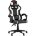 Кресло спортивное TopChairs Shadow черно-белый 