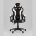 Кресло спортивное TopChairs Shadow черно-белый 