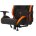 Геймерское кресло Бюрократ компьютерное игровое Knight OUTRIDER черный/оранжевый ромбик эко.кожа с подголов. крестовина мет 
