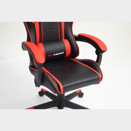 Кресло спортивное TopChairs Shadow черно-красный 