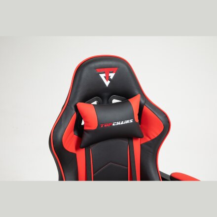 Кресло спортивное TopChairs Shadow черно-красный 